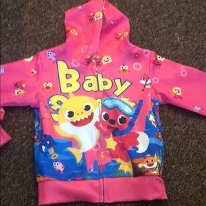Baby Shark Zip Up Hoodie